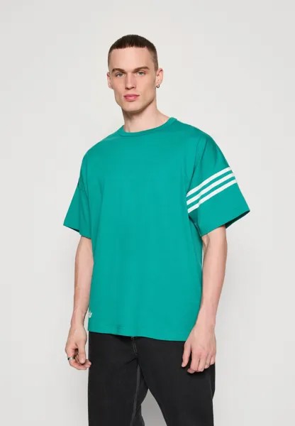 Футболка с принтом adidas Originals, зеленый