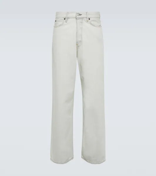 Широкие джинсы 1981M с низкой посадкой Acne Studios, синий
