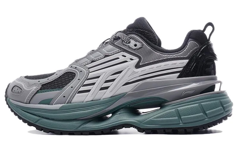 Кроссовки LINING Comet 5 Lifestyle Shoes Women's Low-top, черный/серебряный