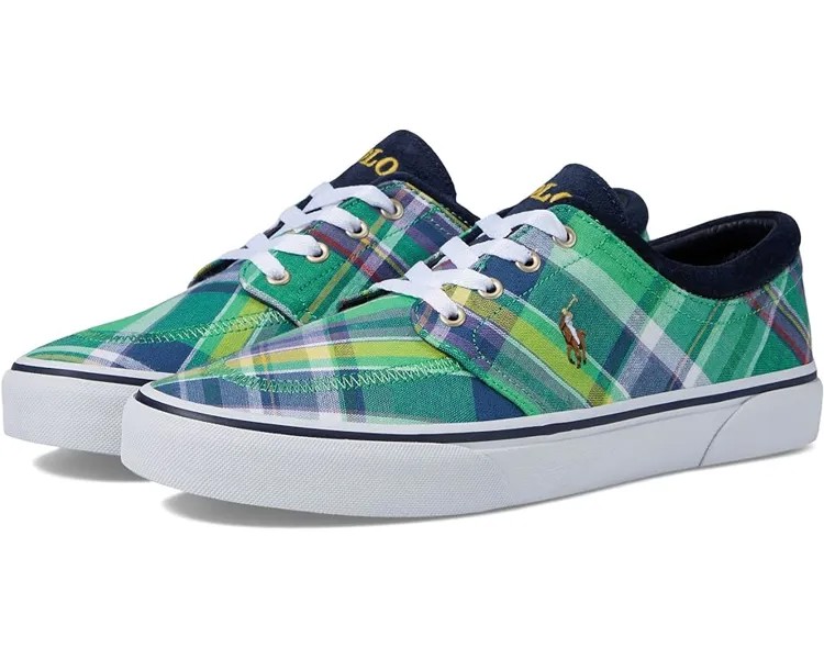 Кроссовки Polo Ralph Lauren Faxon X Sneaker, цвет Green Multi