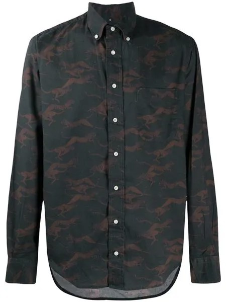 Gitman Vintage рубашка с принтом