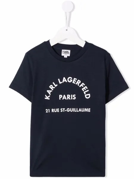 Karl Lagerfeld Kids футболка с логотипом