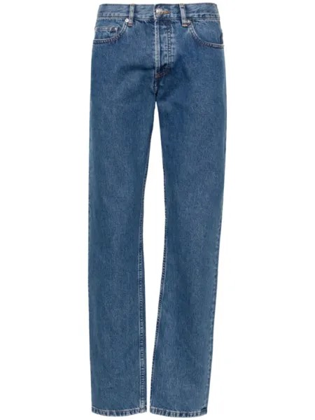 A.P.C. прямые джинсы New Standard средней посадки, синий