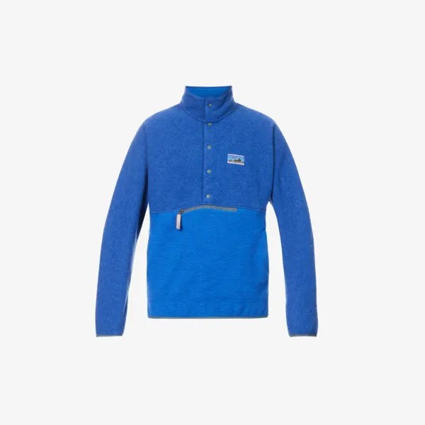 Куртка из переработанного флиса в честь 50-летия Snap-T с фирменной нашивкой Patagonia, синий