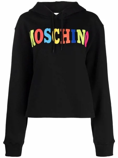 Moschino худи из органического хлопка с логотипом