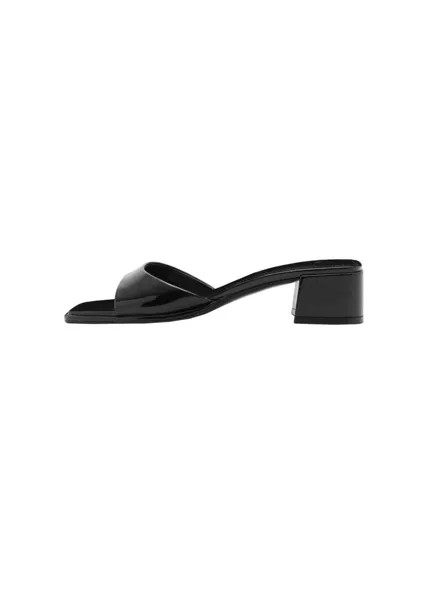 Тапочки MANGO Slippers Welt, черный