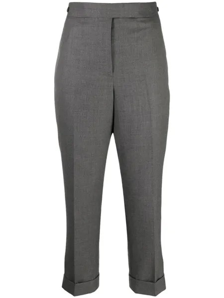 Thom Browne прямые брюки, серый