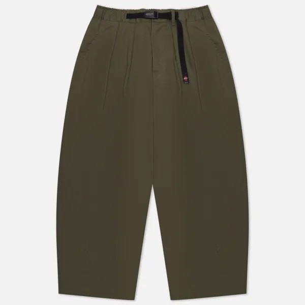 Мужские брюки ANGLAN Twill Cotton Belt Balloon оливковый, Размер XL