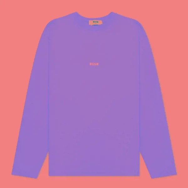 Мужской лонгслив MSGM Classic Micrologo Seasonal