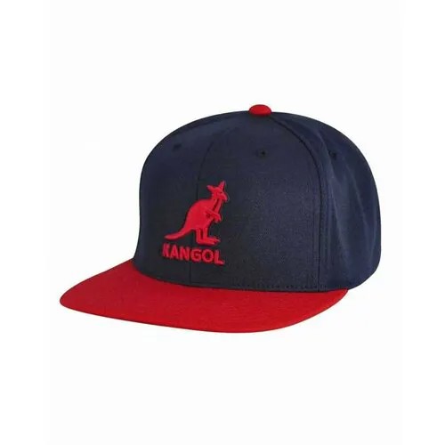 Бейсболка KANGOL Бейсболка с прямым козырьком Kangol Championship Dark Blue Red, размер OS (one size), красный, синий