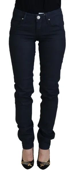 Джинсы ACHT Синие хлопковые облегающие женские джинсы с заниженной талией, повседневная джинсовая бирка s. 26 250долл.