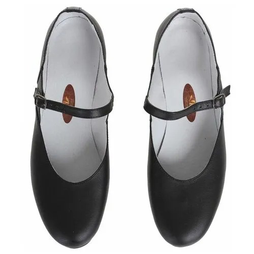 Туфли RusExpress, натуральная кожа, размер 24 см × 17 см × 9 см, черный