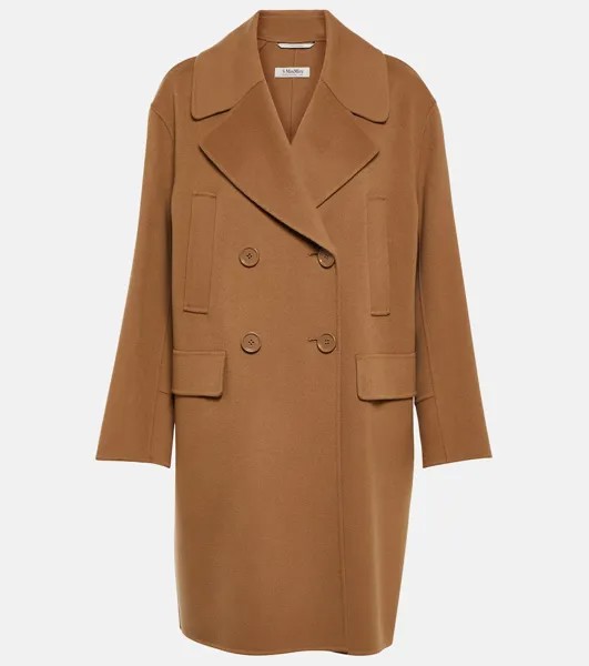 Лондонское шерстяное пальто 'S MAX MARA, коричневый