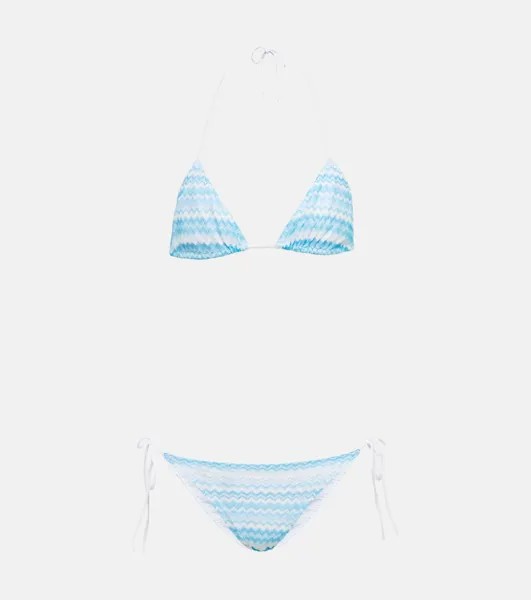 Бикини с принтом Missoni, желтый