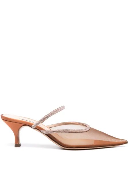 Casadei мюли Scarlet Mimí 50, коричневый