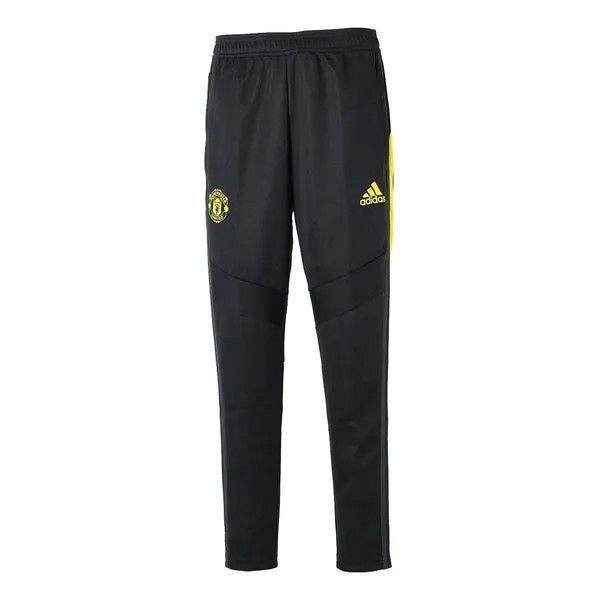 Спортивные штаны Men's adidas Manchester United Printing Training Sports Pants/Trousers/Joggers Black, черный