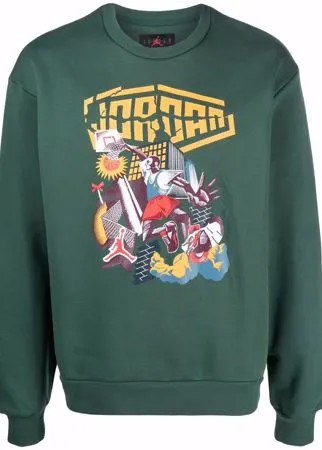 Nike толстовка с графичным принтом