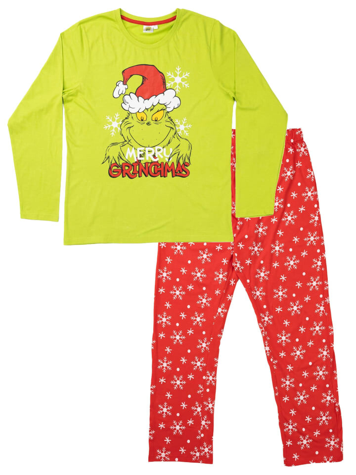 Пижама United Labels The Grinch Set Langarm Oberteil, разноцветный