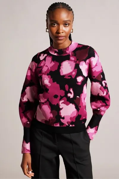 Жаккардовый свитер Marsiia Ted Baker, черный