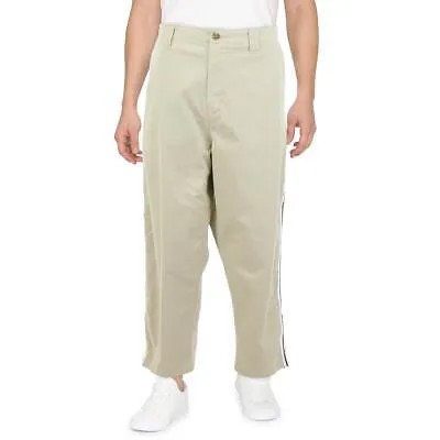 Мужские брюки цвета хаки с высокой посадкой Tommy Hilfiger 38/30 BHFO 6031