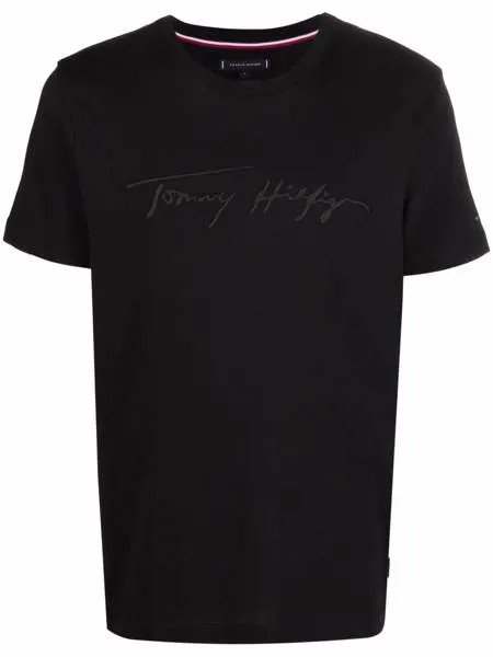 Tommy Hilfiger футболка из органического хлопка с логотипом