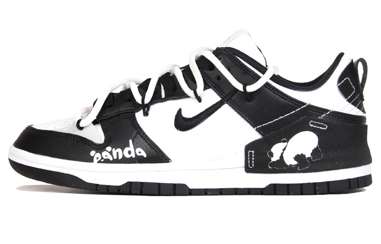 Кроссовки Nike Dunk Disrupt Skateboarding Shoes Women's Low-top White/black, черный/белый