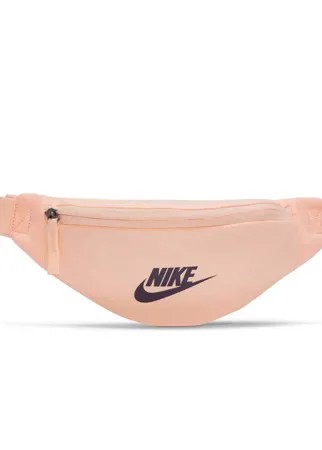 Мини сумка-кошелек на пояс и через плечо персикового цвета Nike Heritage-Оранжевый цвет