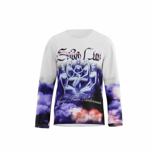 Лонгслив No Label Merch, размер M, белый