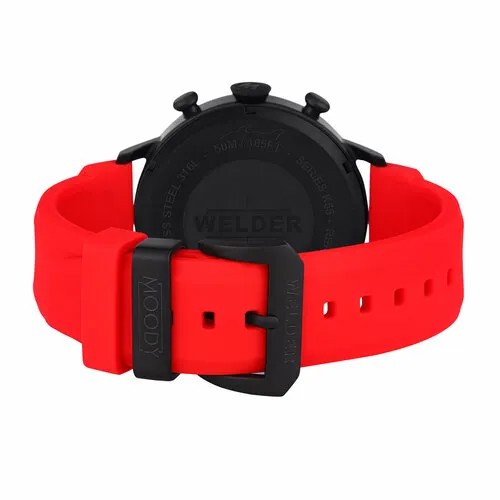 Наручные часы Welder Часы наручные мужские WELDER WWRC521, Кварцевые, 45 мм, черный