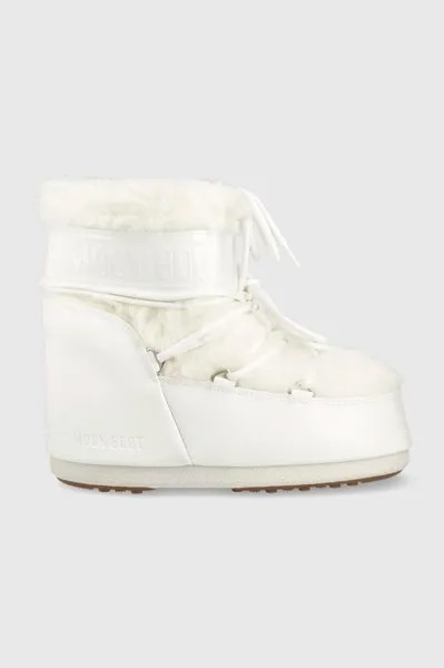 Зимние ботинки из искусственного меха Icon Low Moon Boot, белый