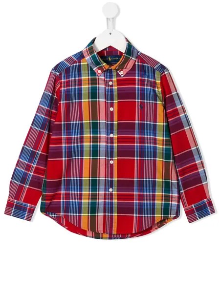 Ralph Lauren Kids клетчатая рубашка