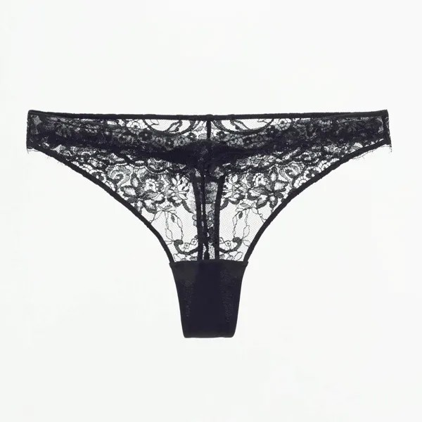 Трусы-стринги Zara Lace, черный