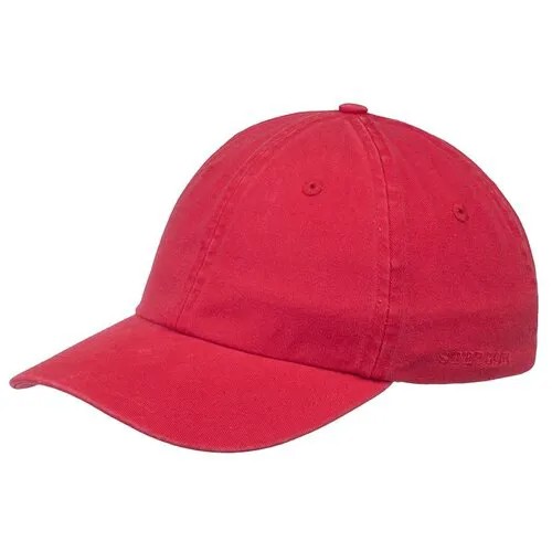Бейсболка STETSON арт. 7711101 BASEBALL CAP COTTON (красный), размер UNI