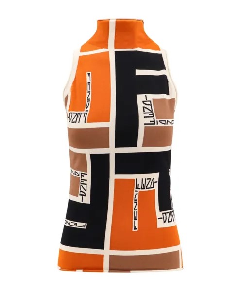 Футболка Fendi, мультиколор