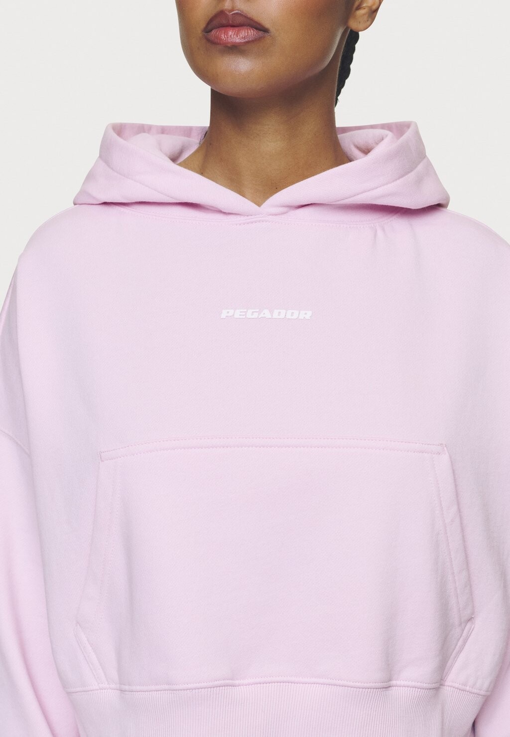 Толстовка SALITA OVERSIZED CROPPED HOODIE Pegador, розовый