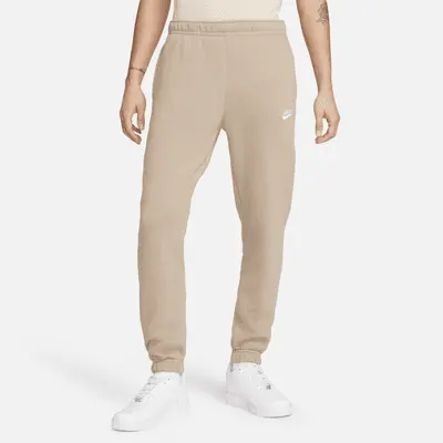 Брюки Nike Sportswear Club Fleece, цвет Khaki/Khaki/White