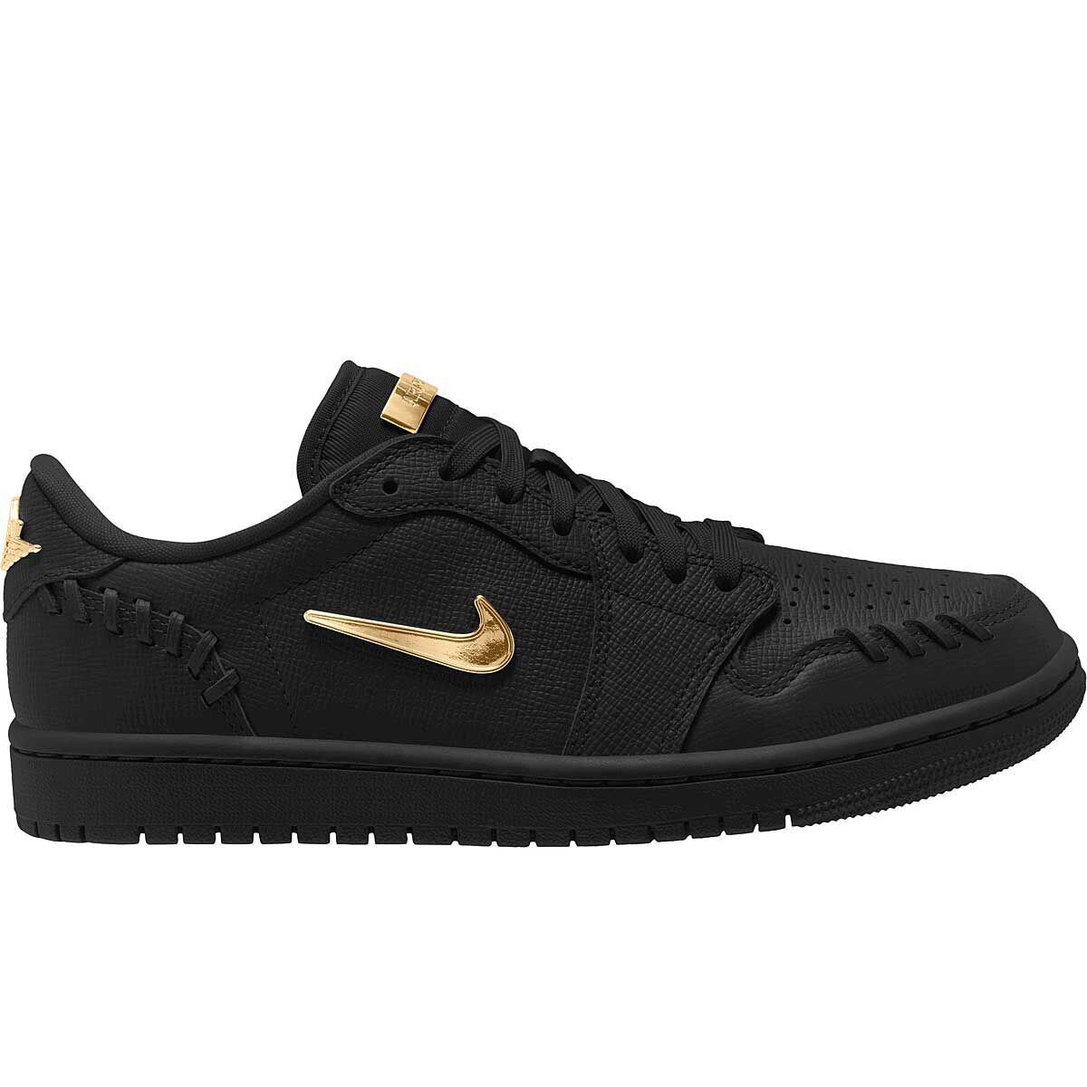 Кроссовки WMNS Air Jordan 1 ММ Low, цвет Schwarz/Metallic Gold