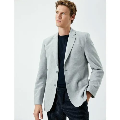 Пиджак KOTON, размер 54, серый