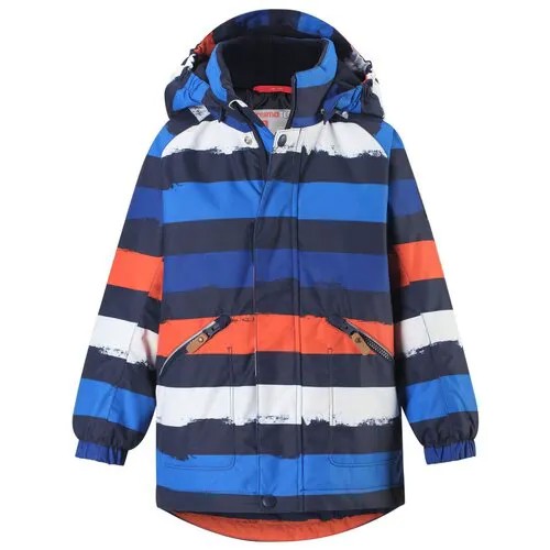 Куртка Reima Nappaa 521613, размер 116, оранжевый, синий