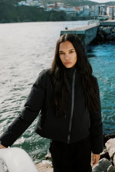 Водо-ветрозащитная парка ZARA, черный