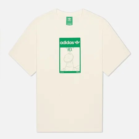 Мужская футболка adidas Originals x Disney Rex, цвет бежевый, размер L