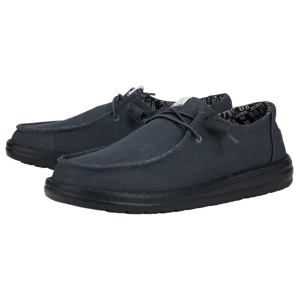 Кроссовки Heydude Women's Wendy Canvas, цвет Black/Black