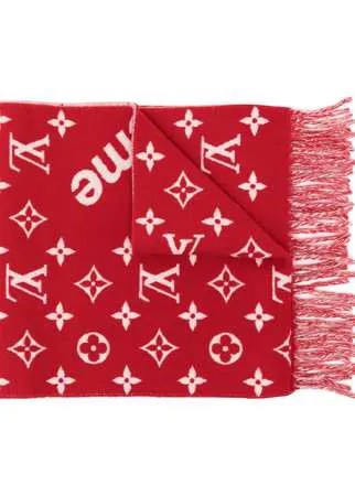 Louis Vuitton шарф 2017-го года с монограммой из коллаборации с Supreme