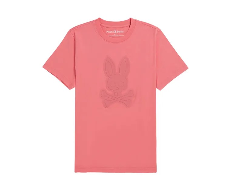 Мужская футболка Psycho Bunny Damon с рисунком Грейпфрут B6U900Y1PC-GPF, розовый