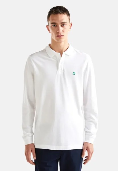 Рубашка-поло United Colors of Benetton, белая