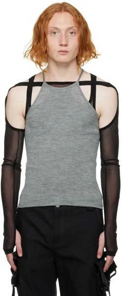 Серая майка Core Dion Lee
