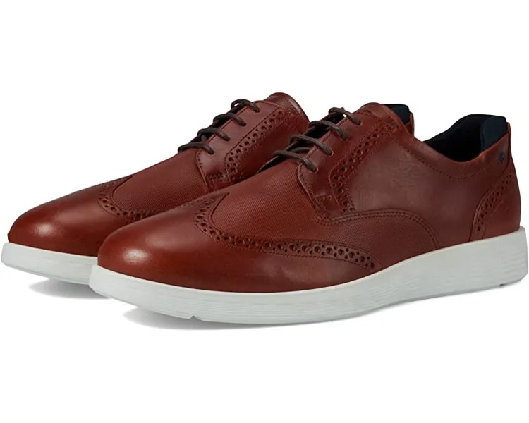 Оксфорды S Lite Hybrid Brogue ECCO, коньяк