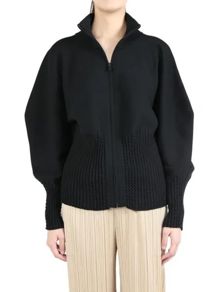 Issey Miyake куртка с высоким воротом, черный