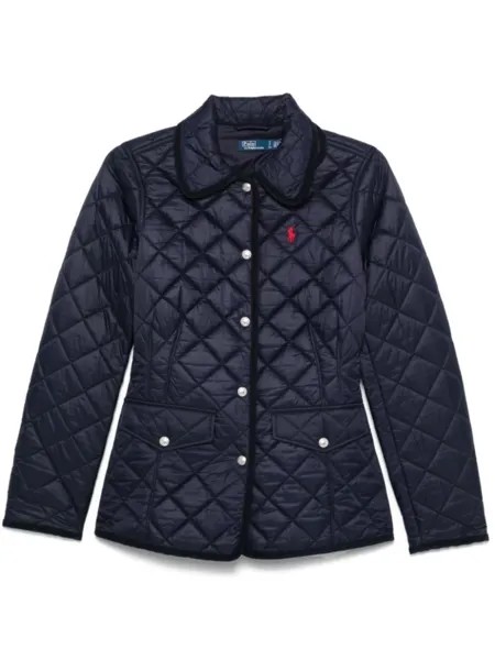 Polo Ralph Lauren пуховик с логотипом Polo Pony, синий