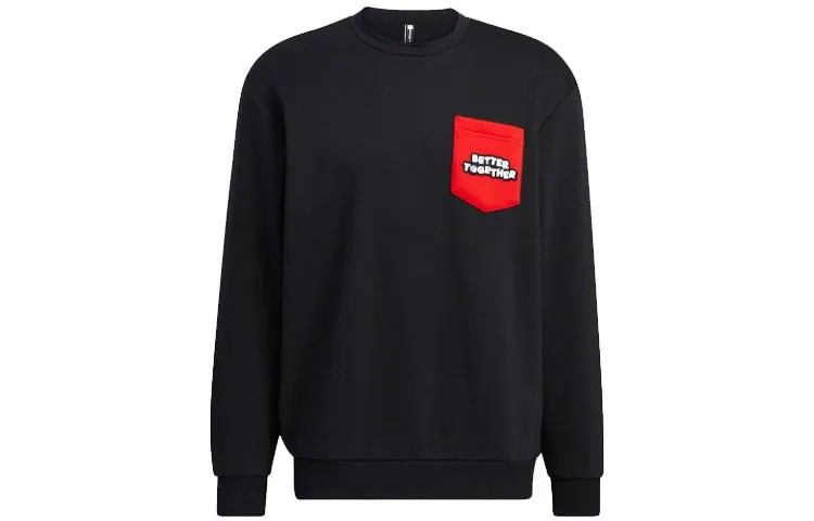 Свитшот Sesame Street X Sesame Street Co-branding Collection, унисекс, черный Adidas Neo, черный